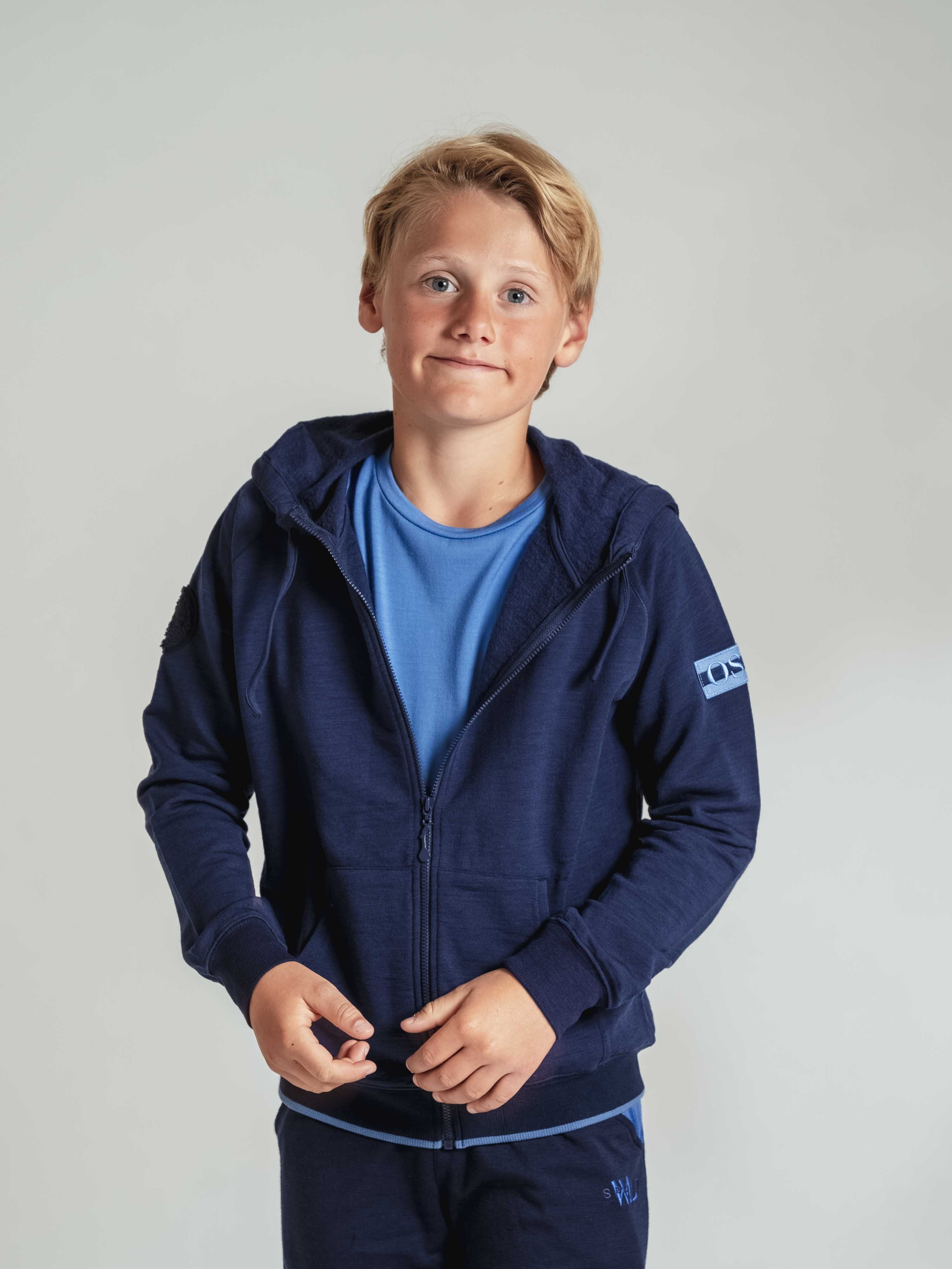 Lakselv hood boy Blue Ink