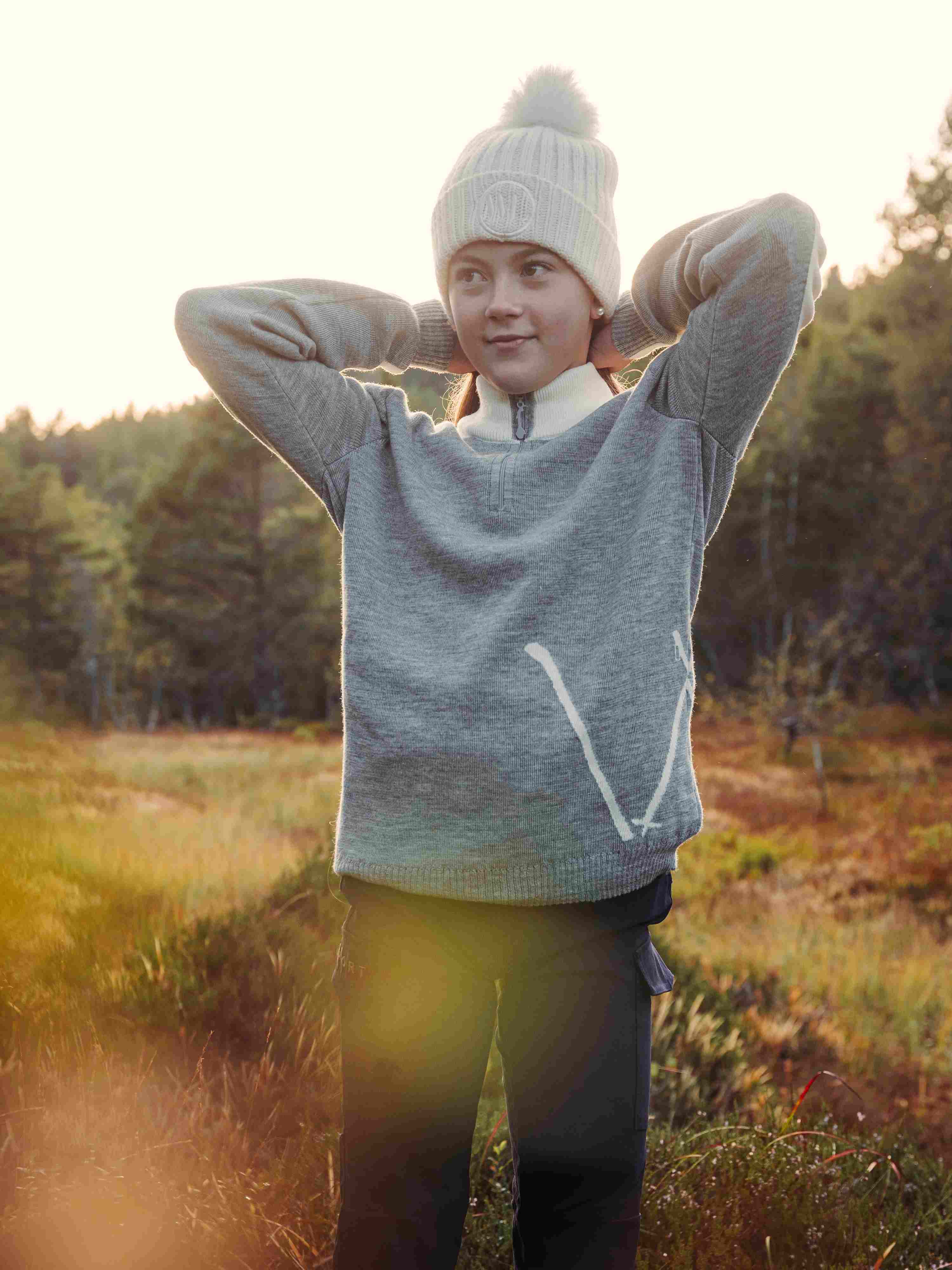Hemsedal Explorer Knitted Sweater Light Grey