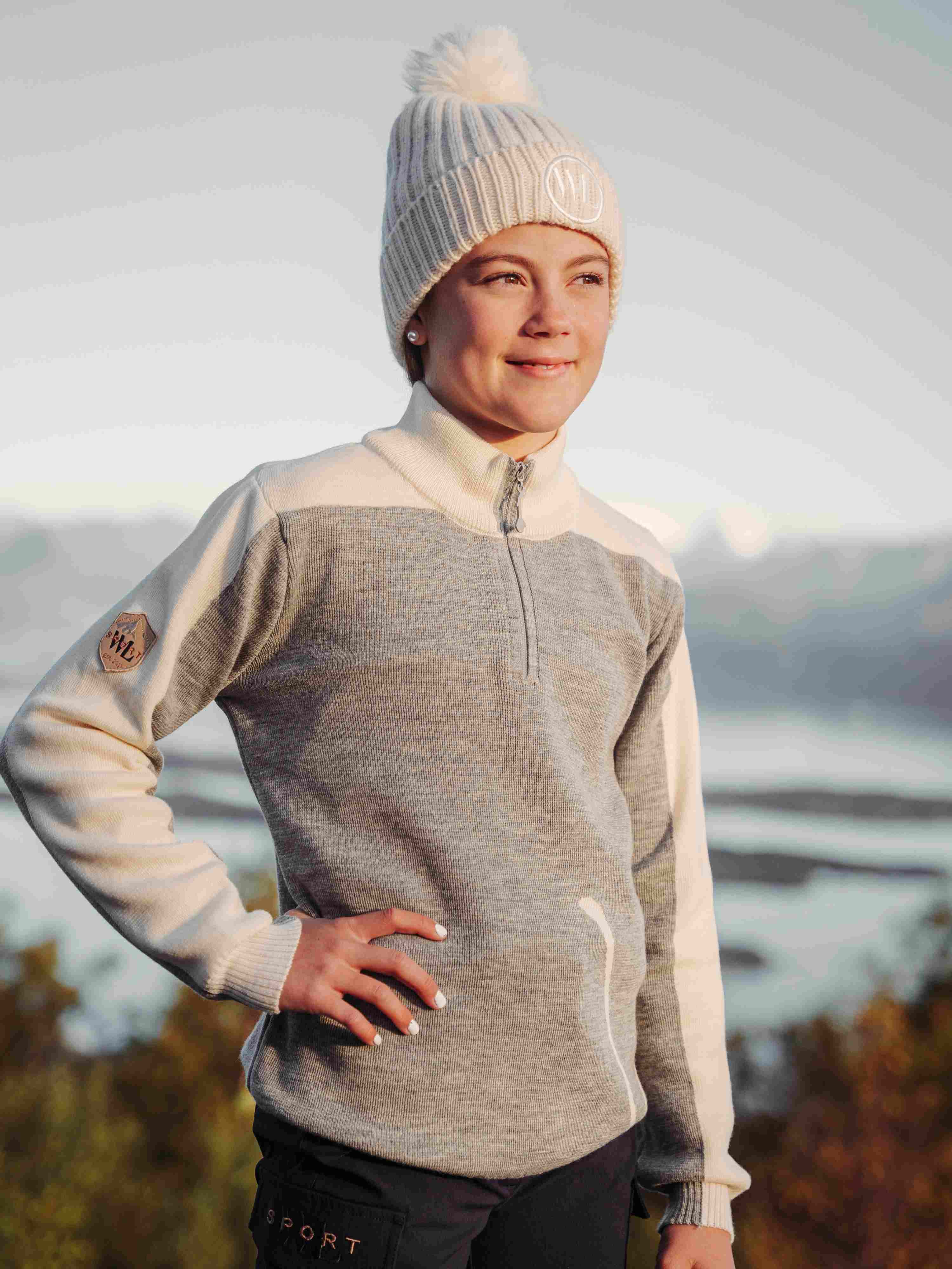 Hemsedal Explorer Knitted Sweater Light Grey