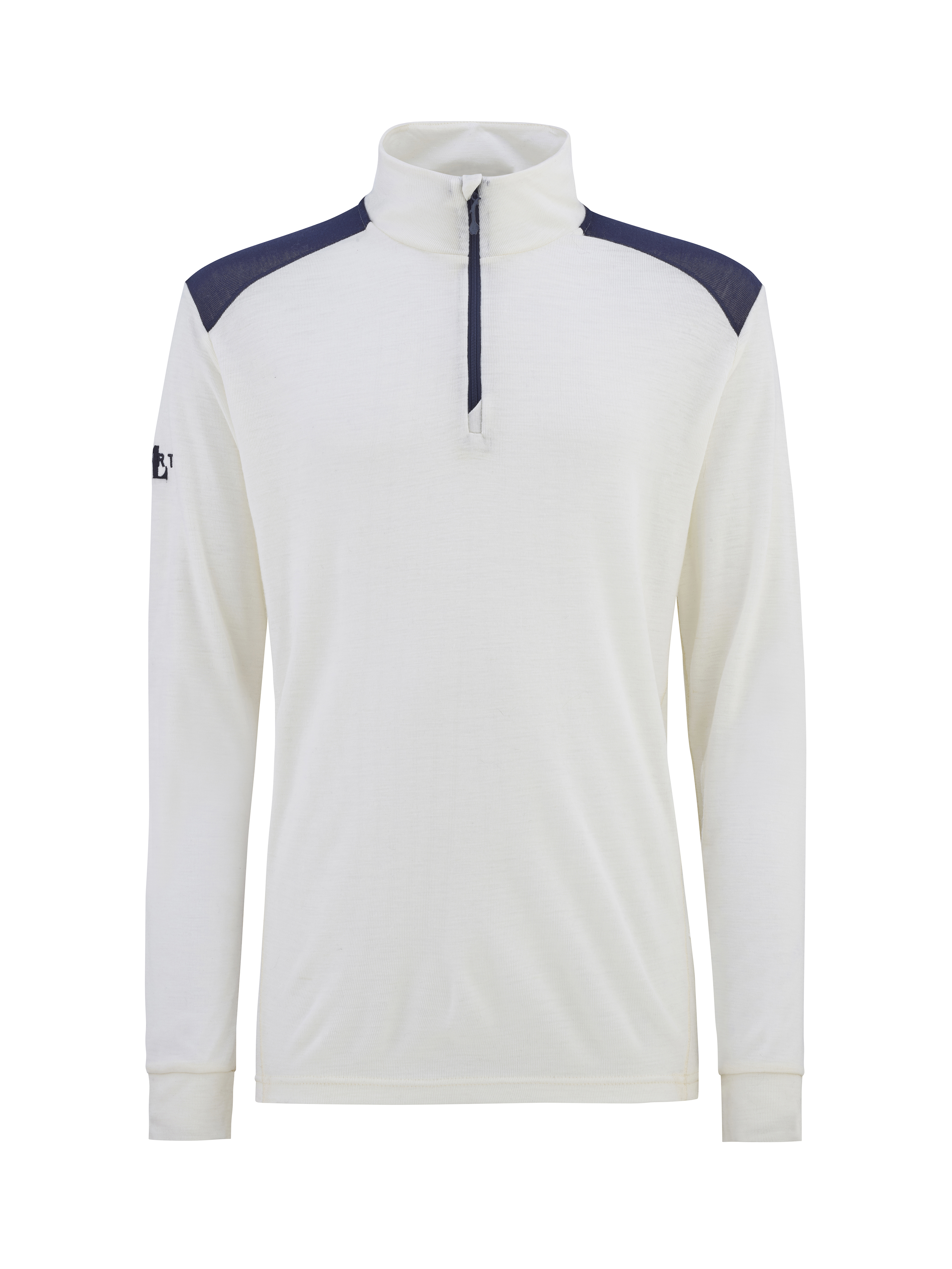 Færder Merino Half-Zip Top Snow White