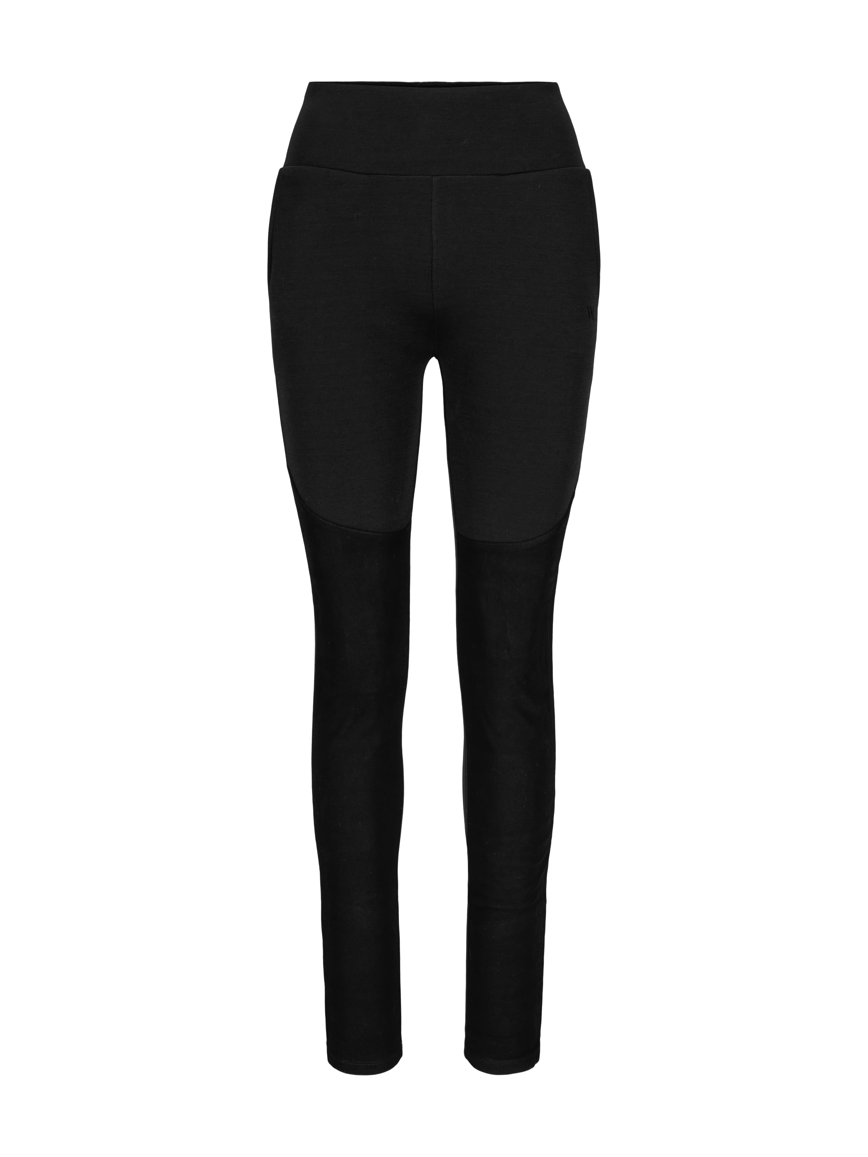 Harahorn Wool Tights Suede Black