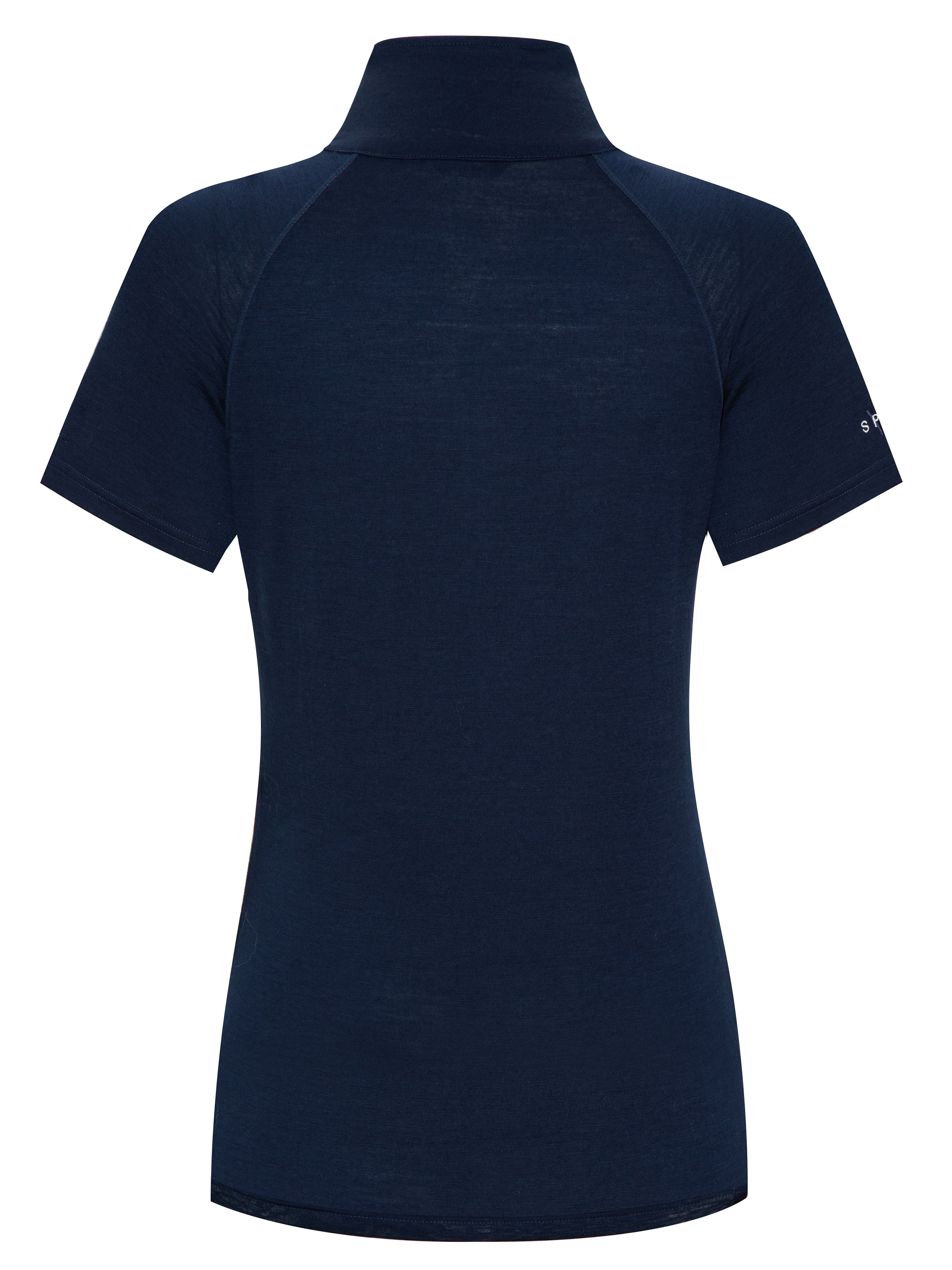 Hilleknuten Short Sleeve Top Blue Ink