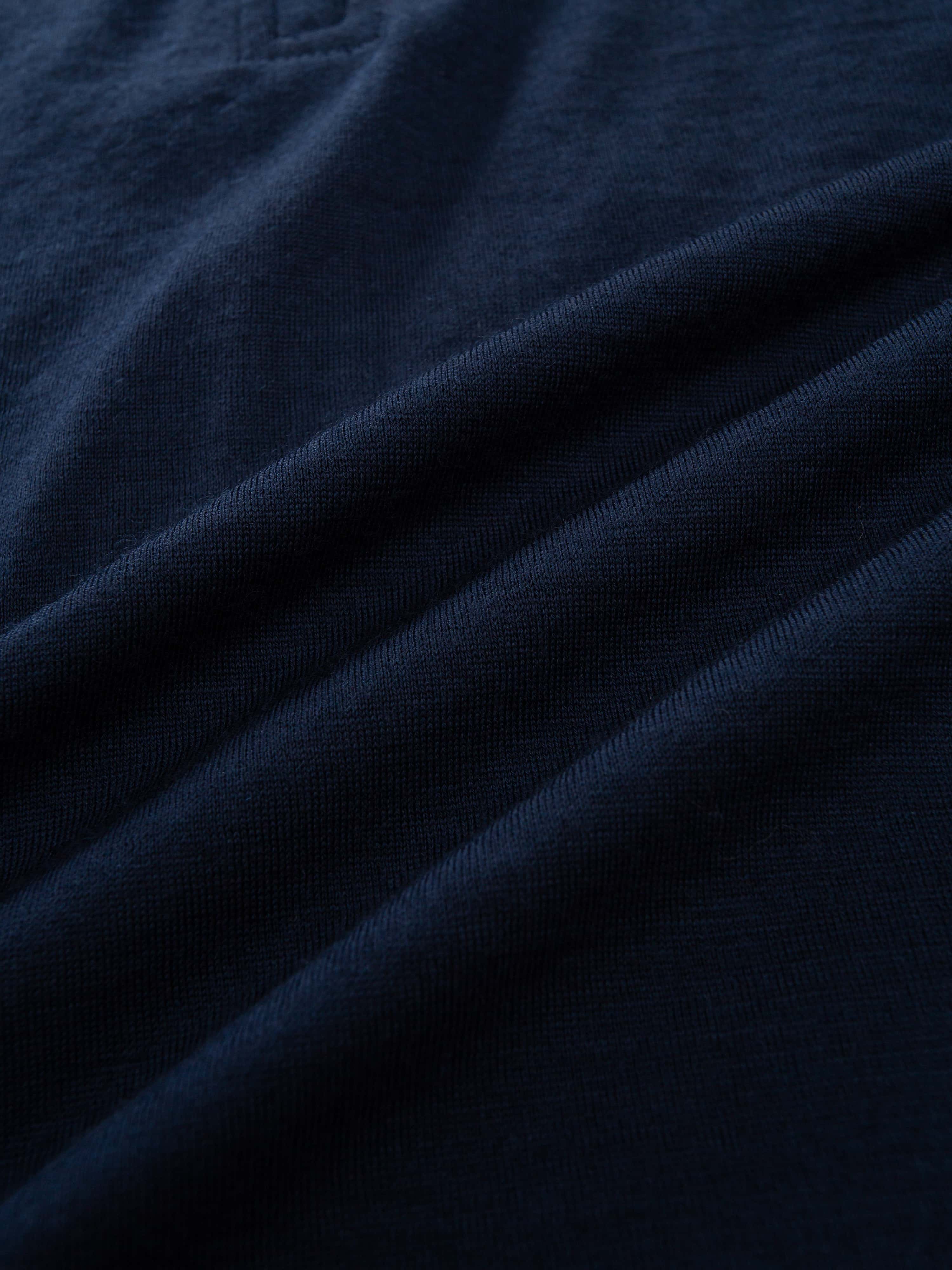 Hilleknuten Short Sleeve Top Blue Ink
