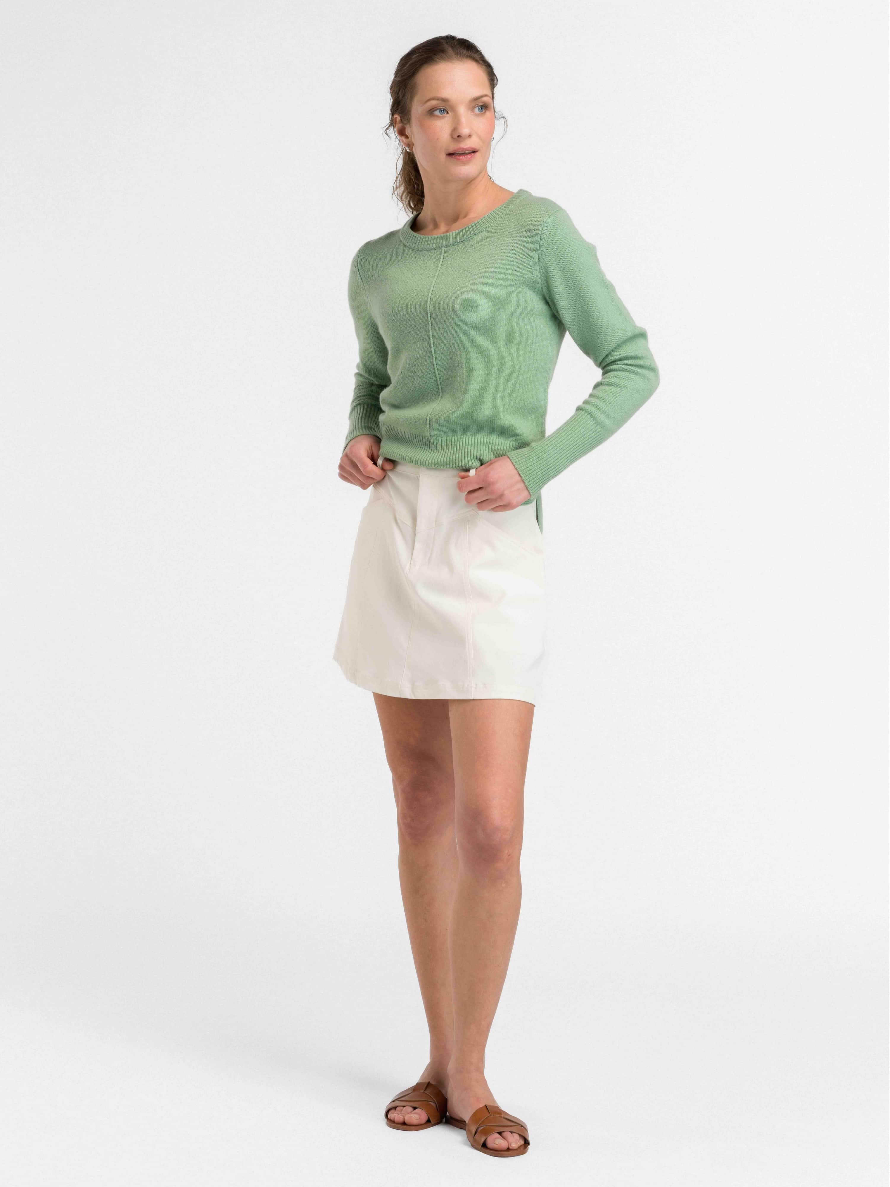 Lindesnes Cashmere Sweater Green Sage